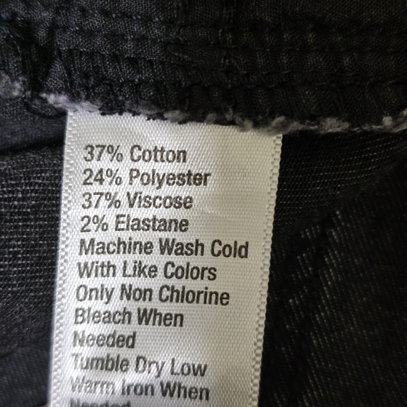 THE LIMITED size 14‎ High Rise Skinny Jeans Stretch Denim Ash Black - Picture 15 of 16